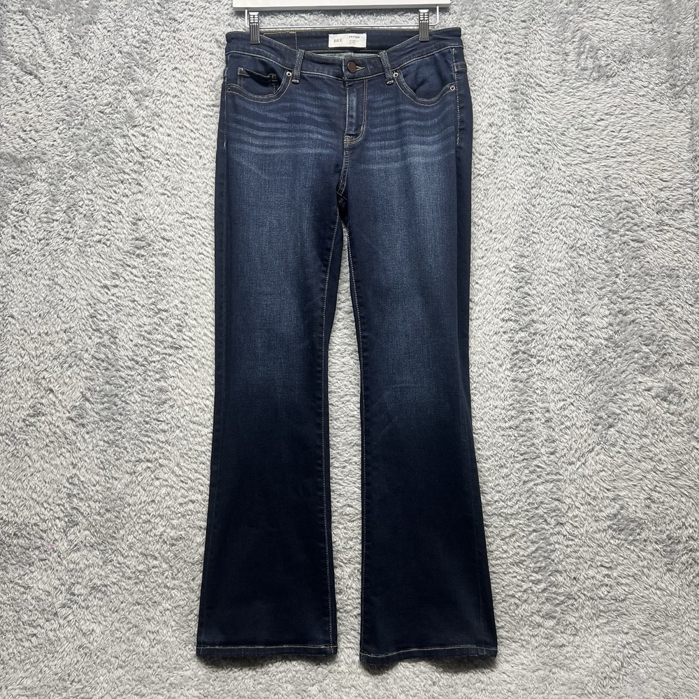 BKE Payton Bootcut Jeans Womens 27x29.5 Blue Bootcut Whiskering Cowgirl‎ Western